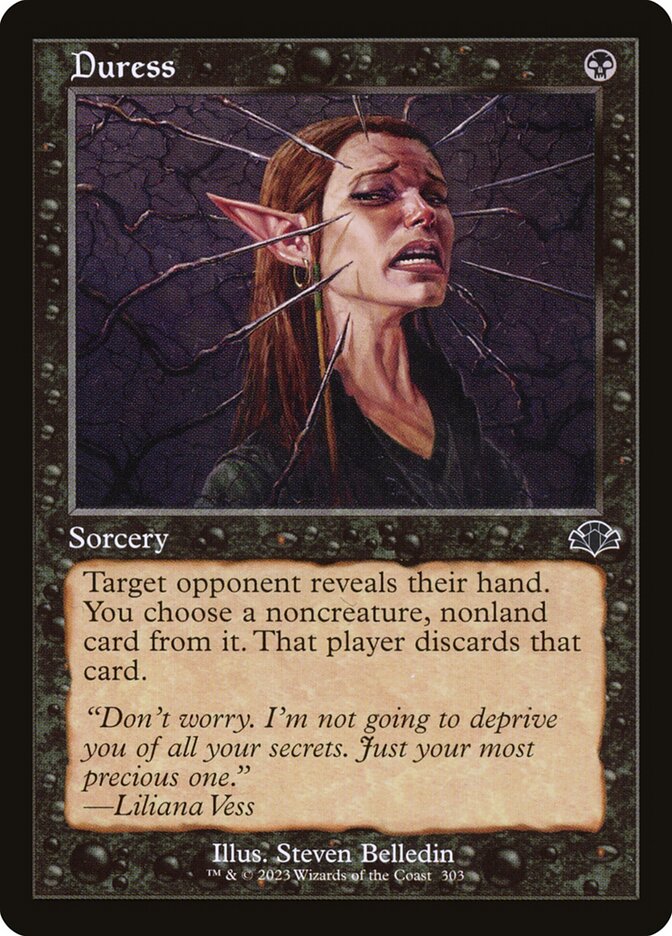 MTG Card Title: Duress DMR/303