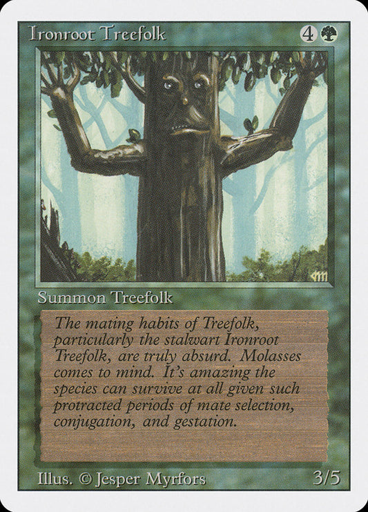 MTG Card Title: Ironroot Treefolk 3ED/204