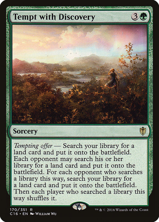 MTG Card Title: Tempt with Discovery C16/170