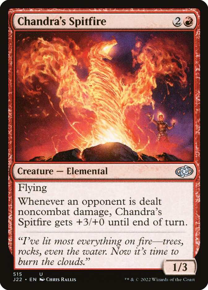 MTG Card Title: Chandra's Spitfire J22/515