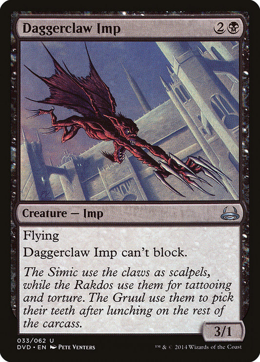MTG Card Title: Daggerclaw Imp DVD/33