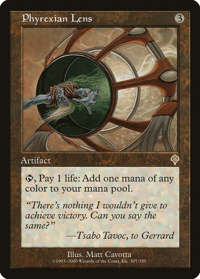 MTG Card Title: Phyrexian Lens INV/307