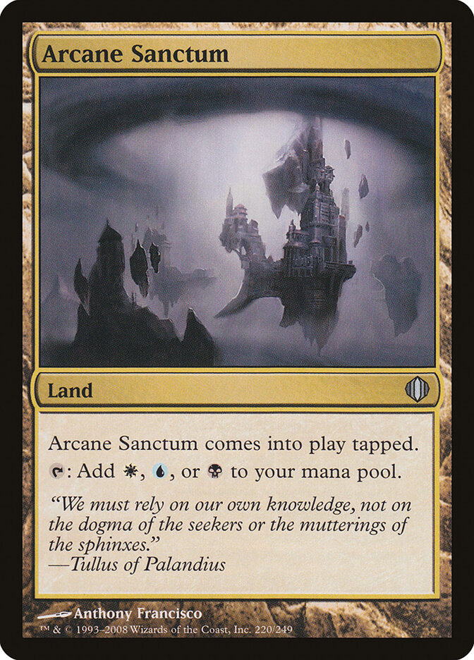 MTG Card Title: Arcane Sanctum ALA/220