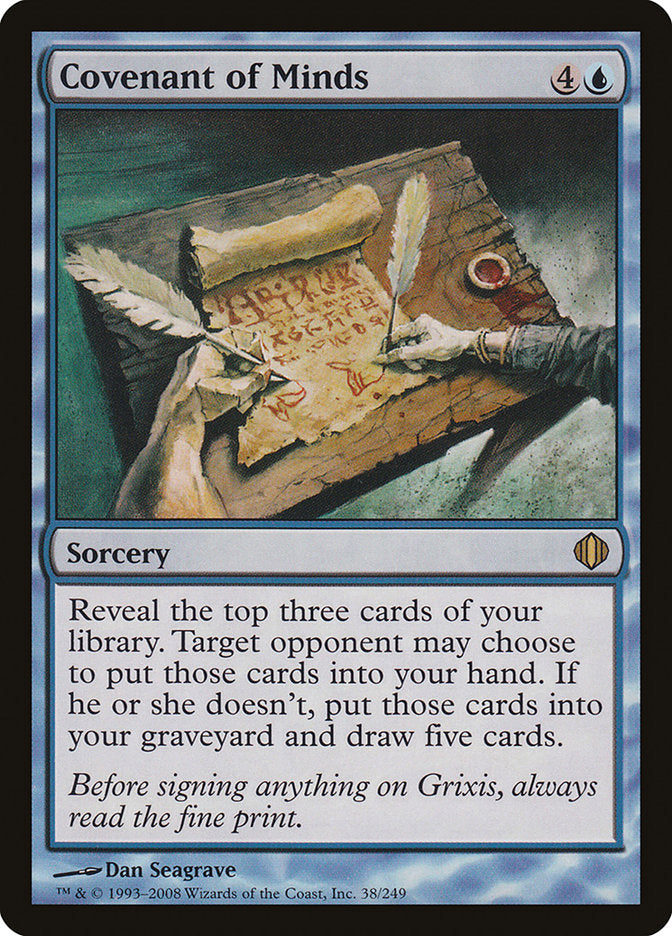 MTG Card Title: Covenant of Minds ALA/38