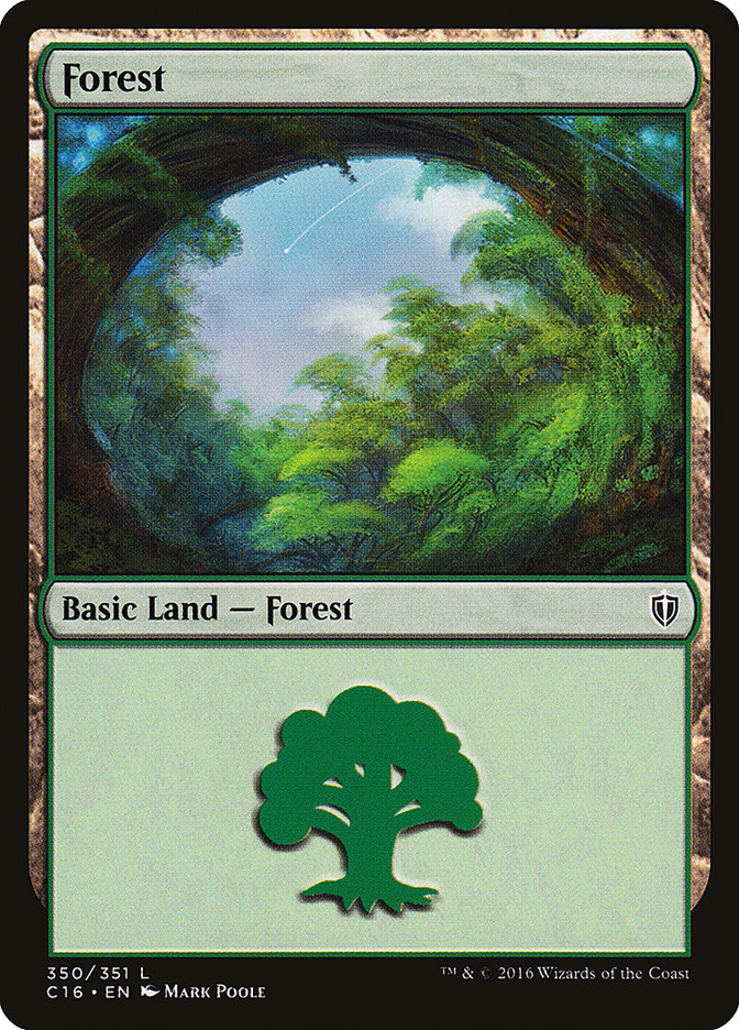MTG Card Title: Forest C16/350