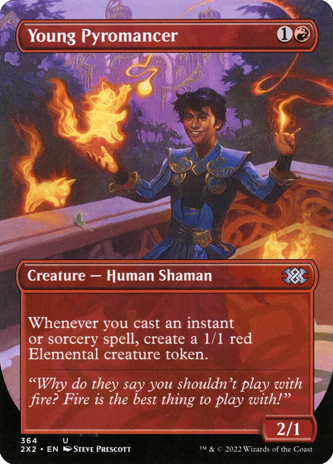 MTG Card Title: Young Pyromancer 2X2/364