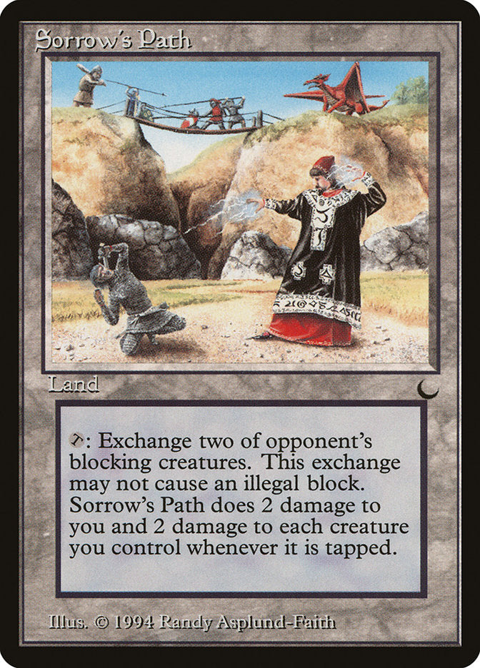 MTG Card Title: Sorrow's Path DRK/119