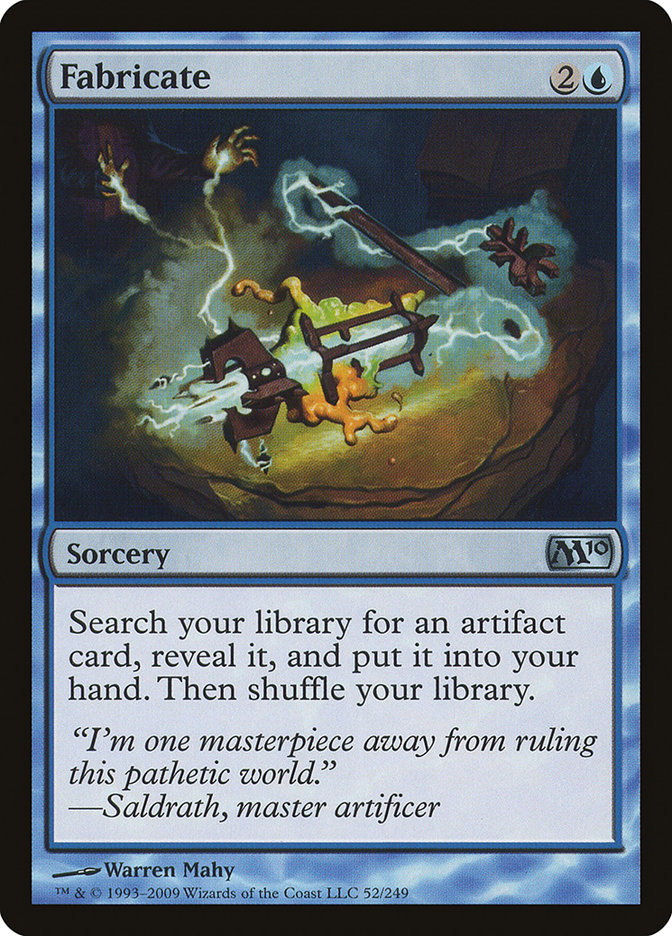 MTG Card Title: Fabricate M10/52