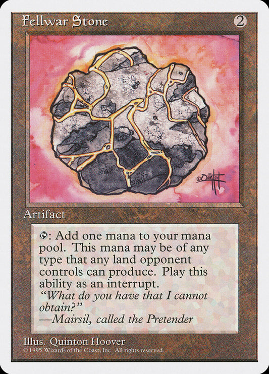 MTG Card Title: Fellwar Stone 4ED/319