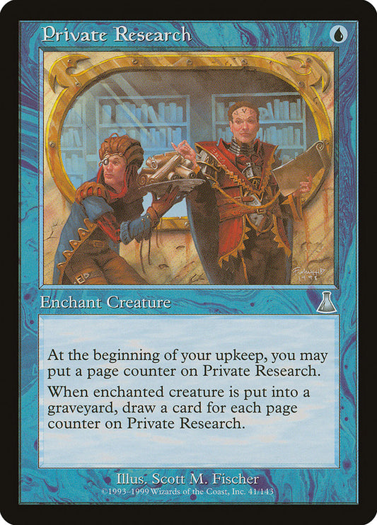 MTG Card Title: Private Research UDS/41