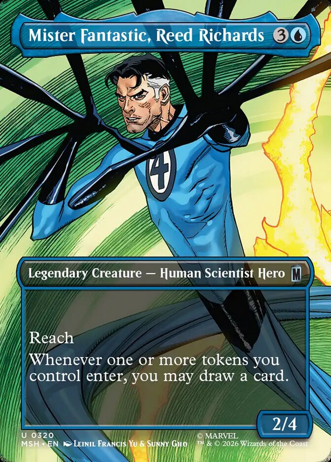 MTG Card Title: Mister Fantastic, Reed Richards MSH/320