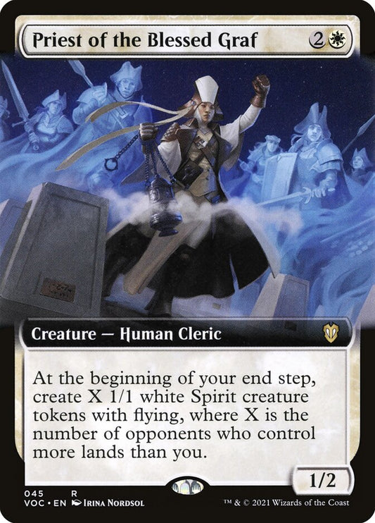 MTG Card Title: Priest of the Blessed Graf VOC/45