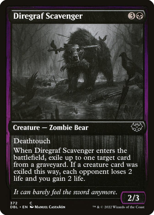 MTG Card Title: Diregraf Scavenger DBL/372