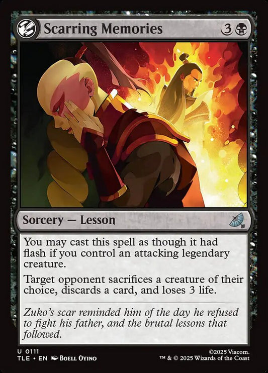 MTG Card Title: Scarring Memories TLE/111