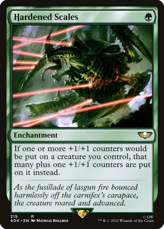 MTG Card Title: Hardened Scales 40K/215