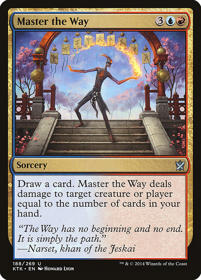 MTG Card Title: Master the Way KTK/188