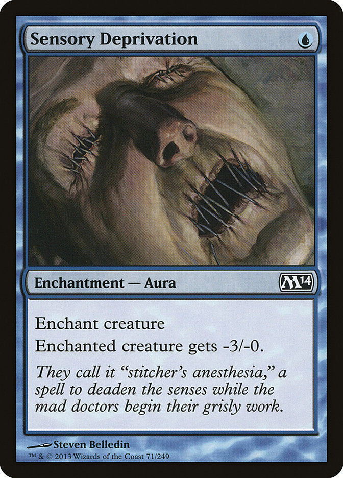 MTG Card Title: Sensory Deprivation M14/71