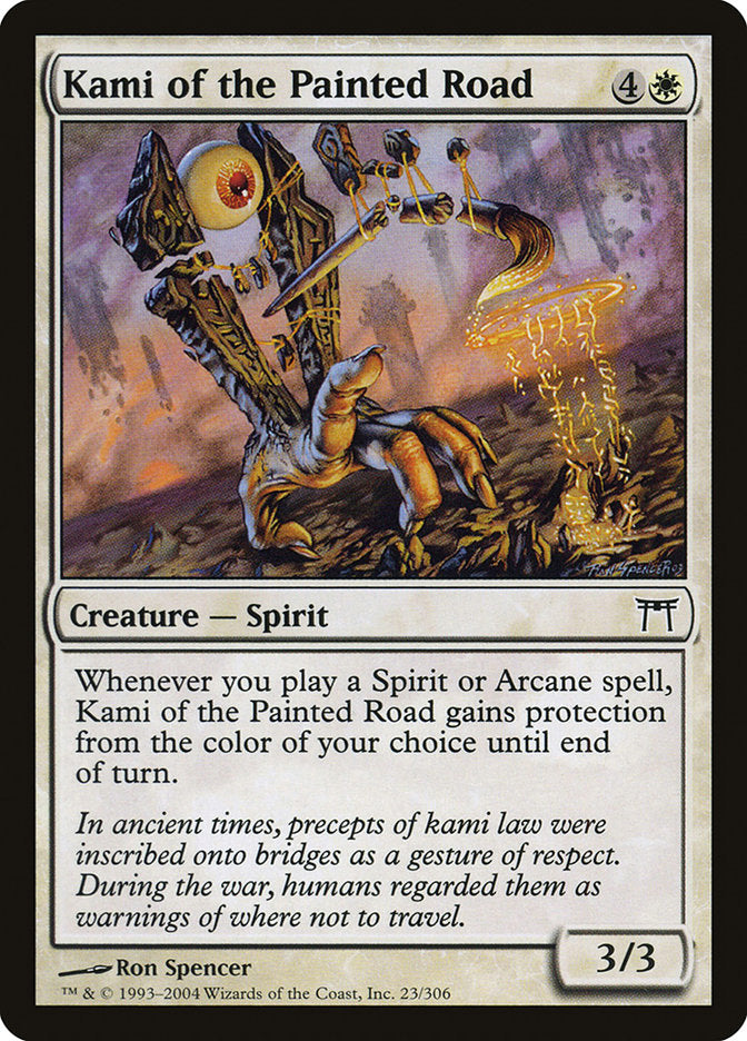 MTG Card Title: Kami of the Painted Road CHK/23