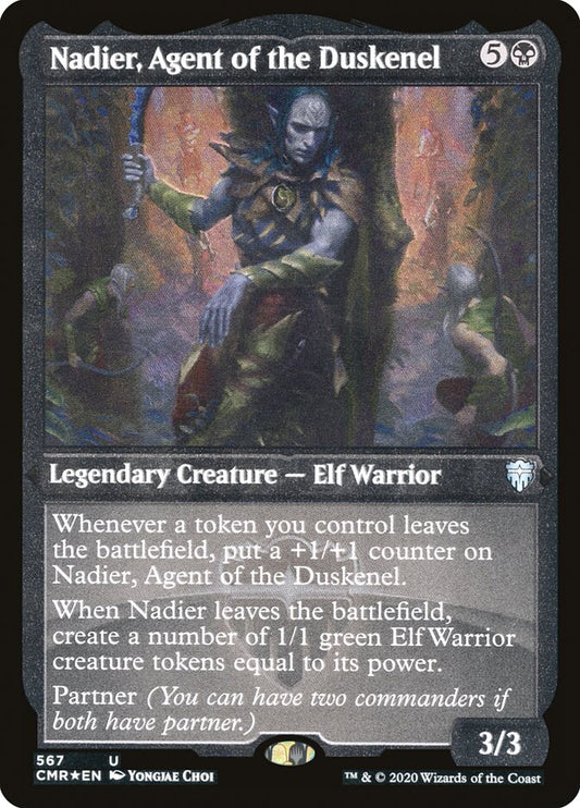 MTG Card Title: Nadier, Agent of the Duskenel CMR/567