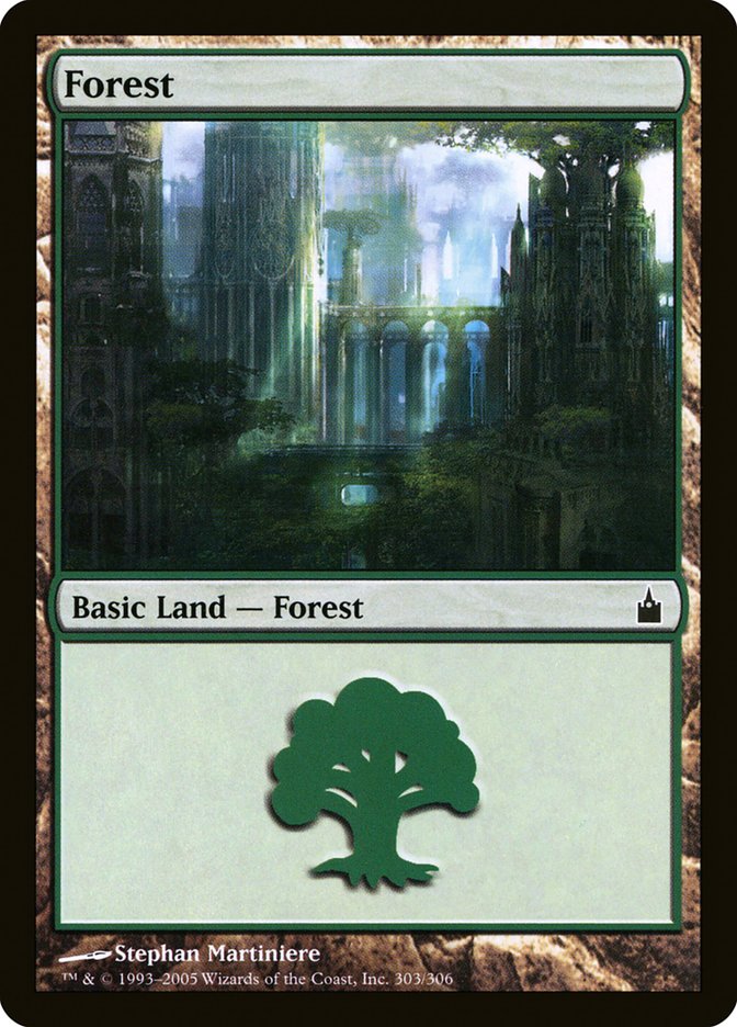 MTG Card Title: Forest RAV/303