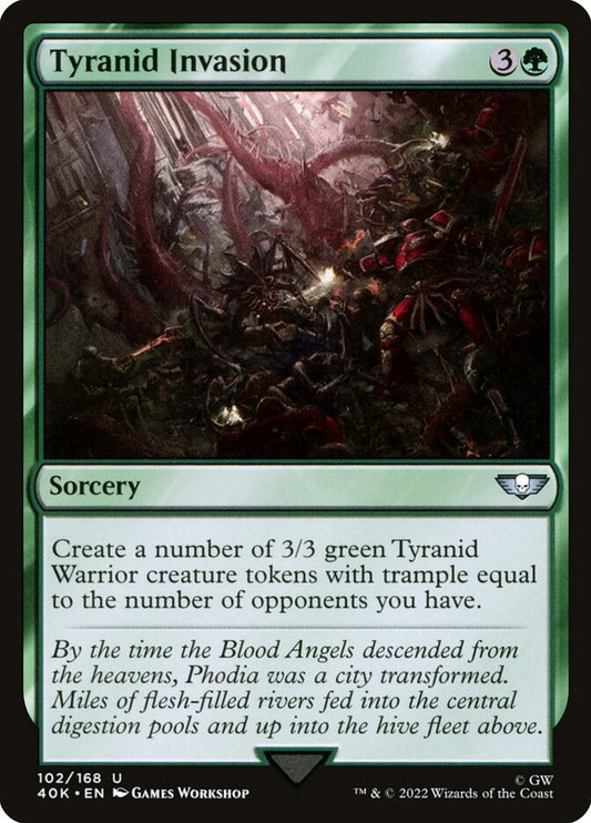 MTG Card Title: Tyranid Invasion 40K/102