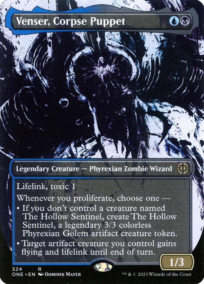 MTG Card Title: Venser, Corpse Puppet ONE/324