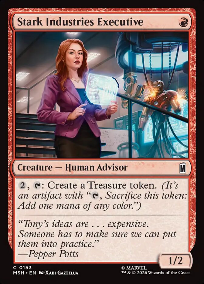 MTG Card Title: Stark Industries Executive MSH/153