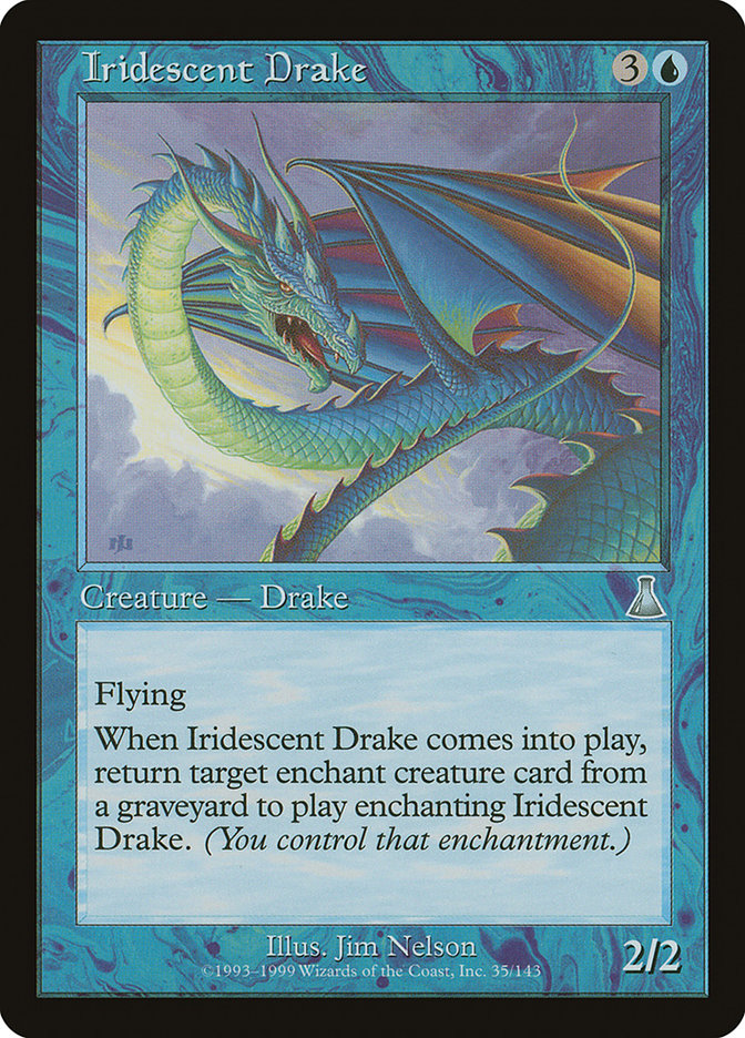 MTG Card Title: Iridescent Drake UDS/35