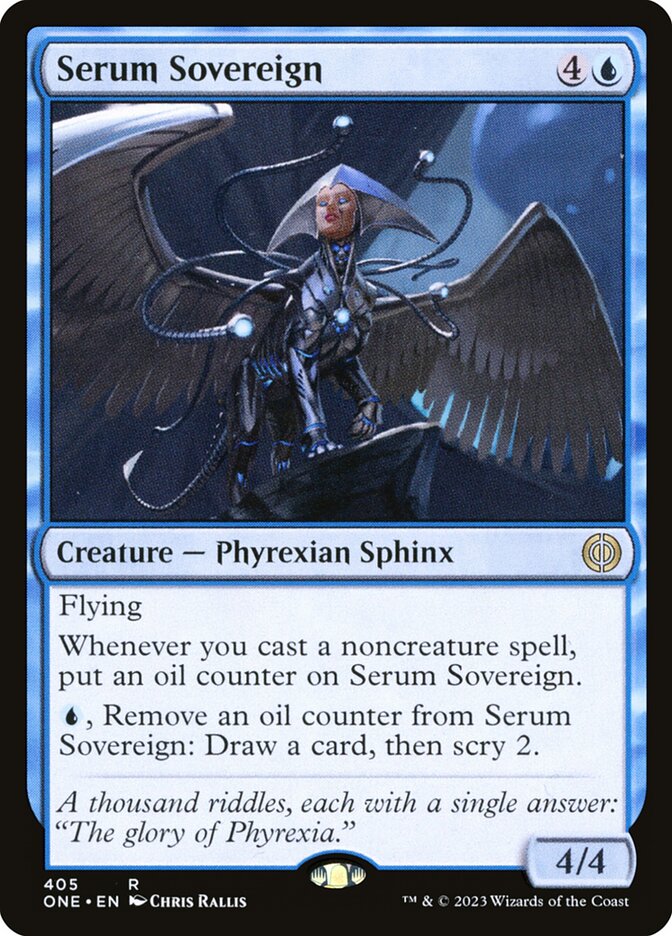 MTG Card Title: Serum Sovereign ONE/405