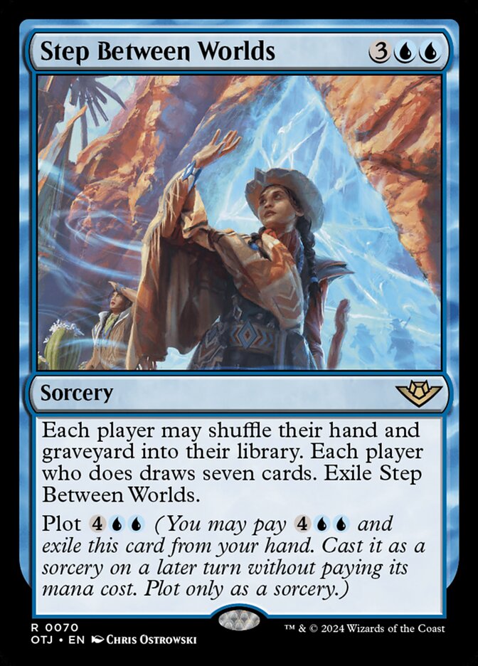 MTG Card Title: Step Between Worlds OTJ/70