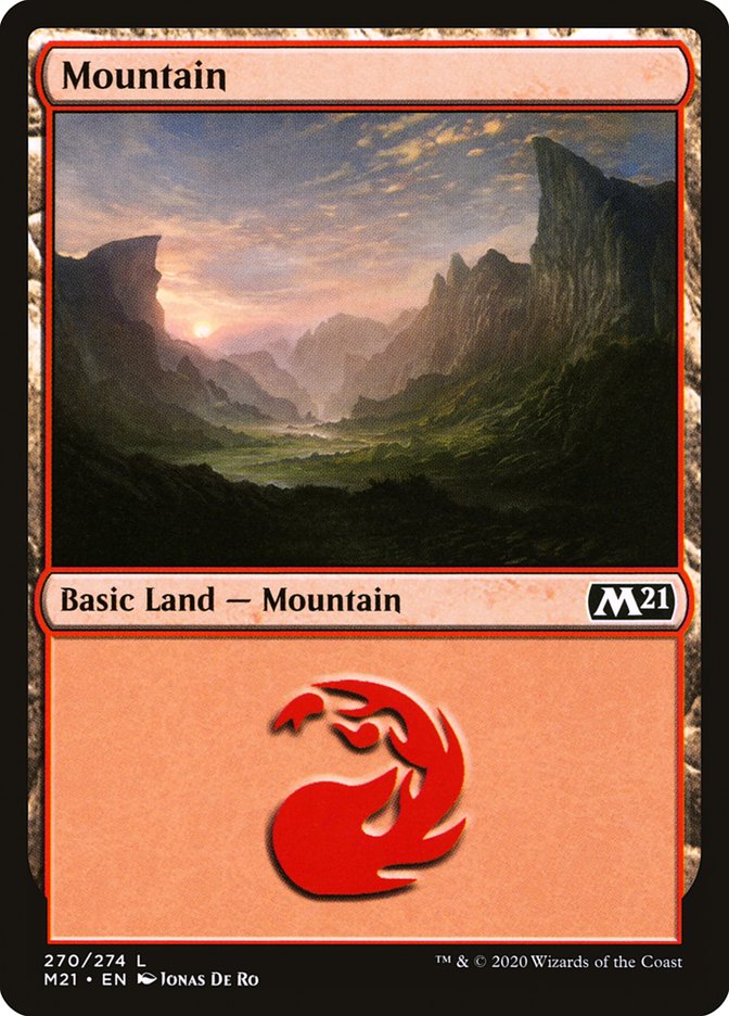 MTG Card Title: Mountain M21/270