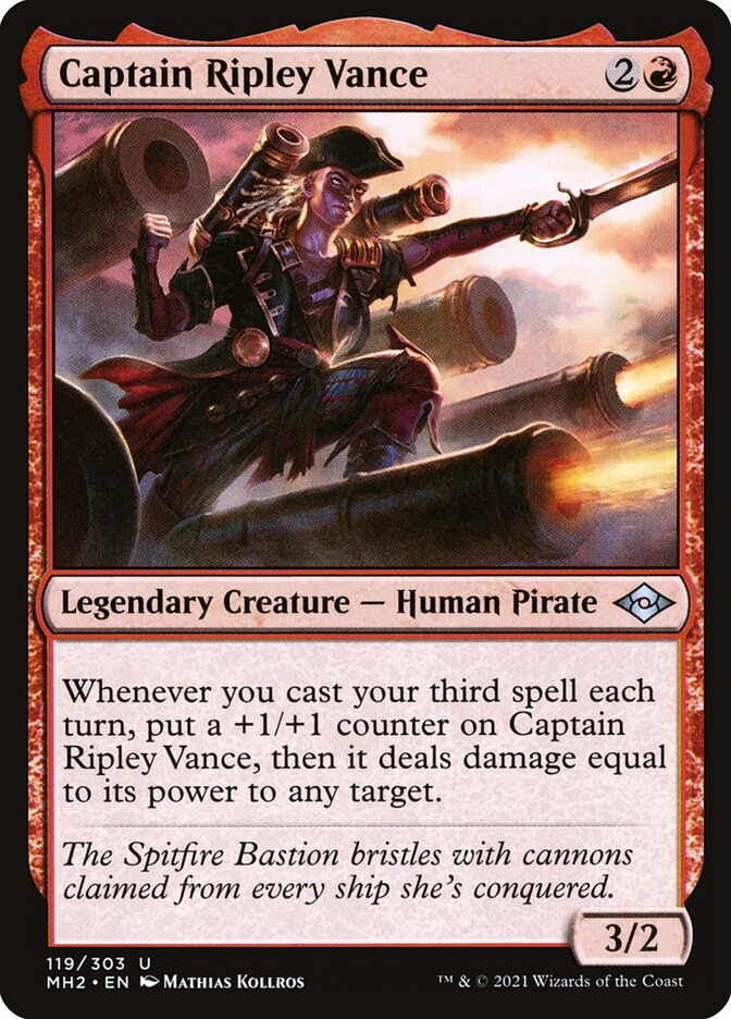 MTG Card Title: Captain Ripley Vance MH2/119