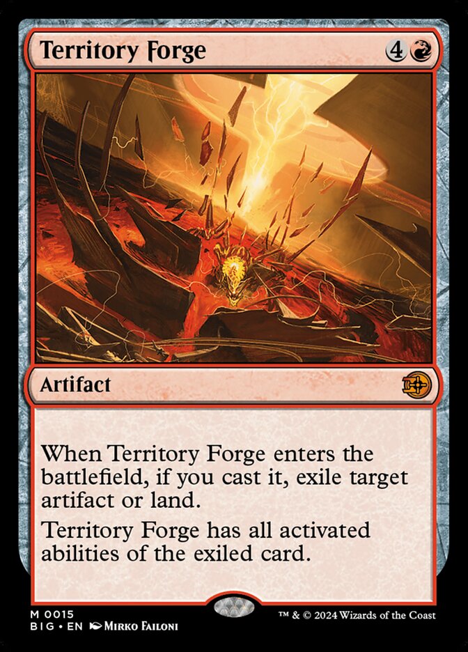 MTG Card Title: Territory Forge BIG/15
