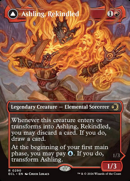 MTG Card Title: Ashling, Rekindled // Ashling, Rimebound ECL/290