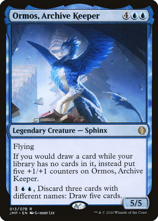 MTG Card Title: Ormos, Archive Keeper JMP/13