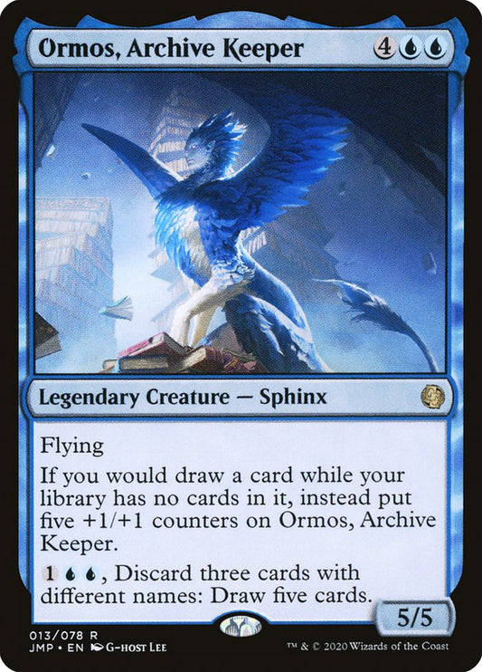 MTG Card Title: Ormos, Archive Keeper JMP/13