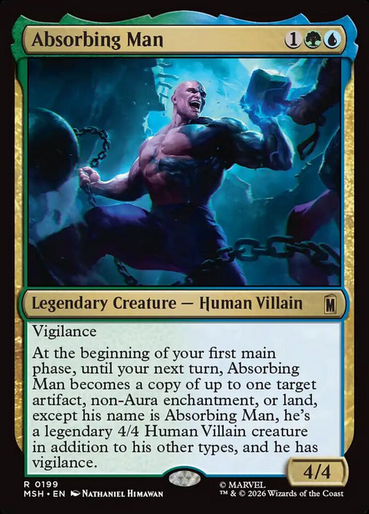 MTG Card Title: Absorbing Man MSH/199