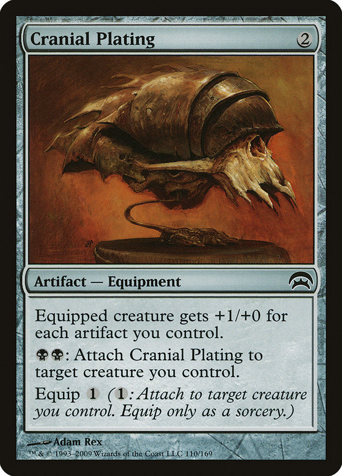 MTG Card Title: Cranial Plating HOP/110