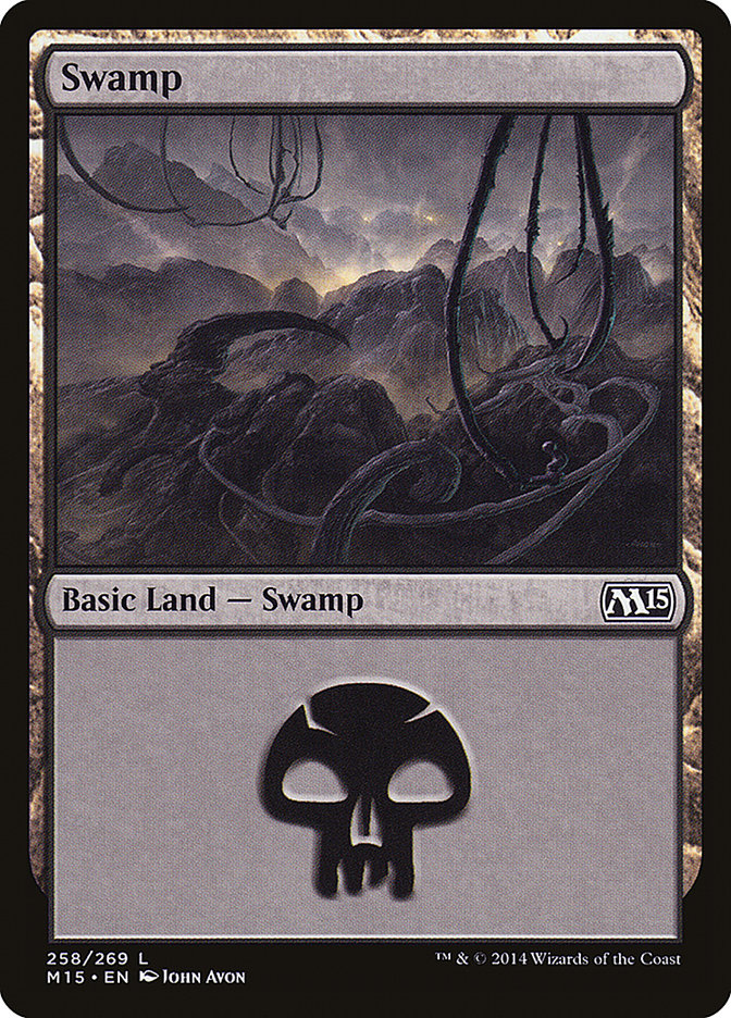 MTG Card Title: Swamp M15/258