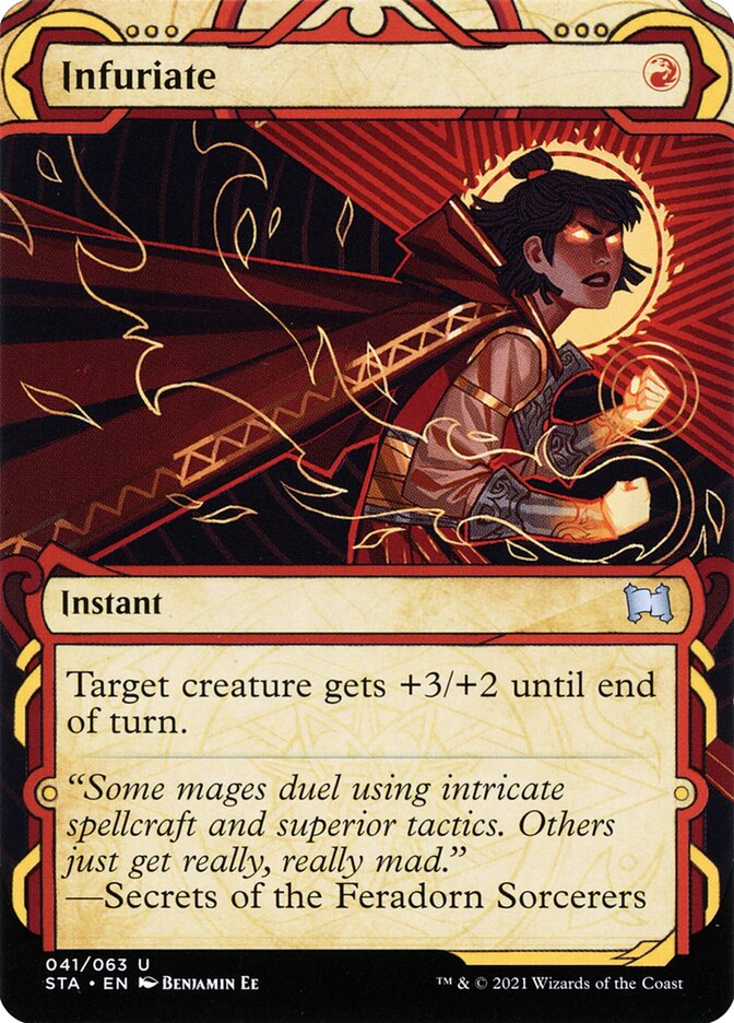 MTG Card Title: Infuriate STA/41