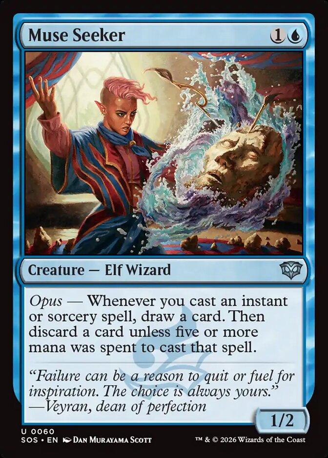 MTG Card Title: Muse Seeker SOS/60