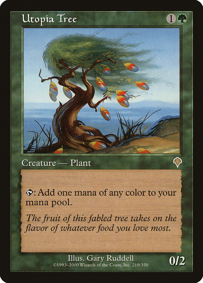 MTG Card Title: Utopia Tree INV/219