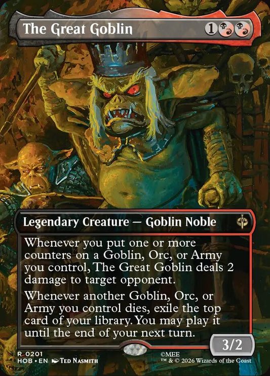 MTG Card Title: The Great Goblin HOB/201