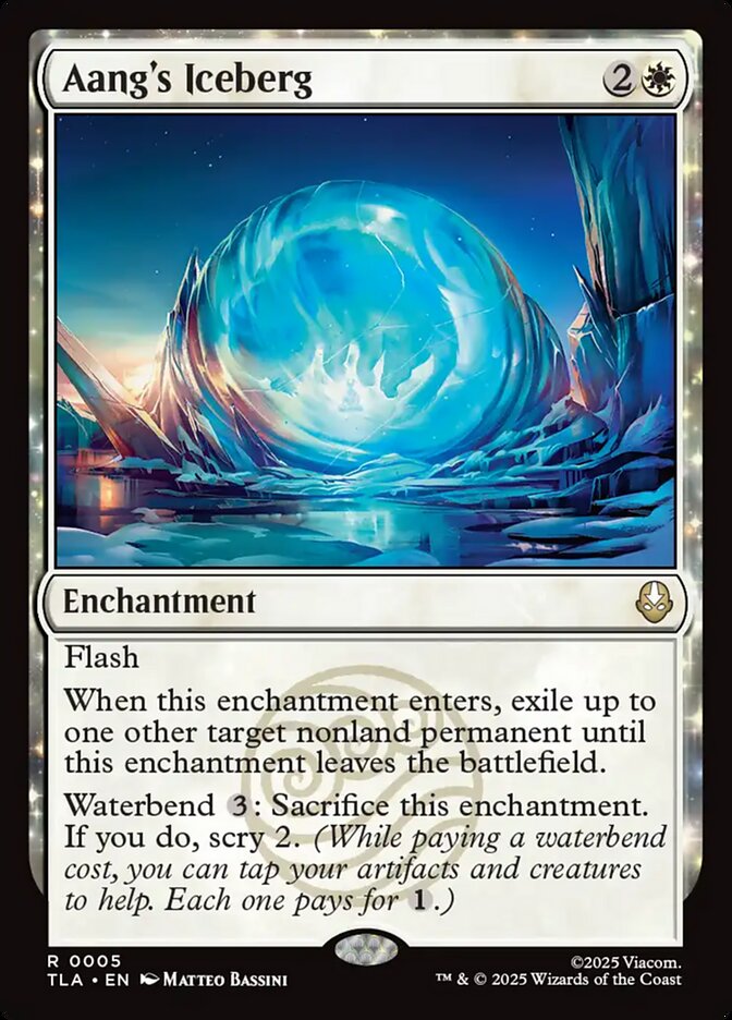 MTG Card Title: Aang's Iceberg TLA/5
