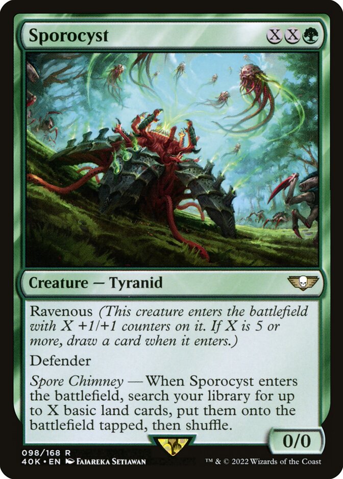 MTG Card Title: Sporocyst 40K/98