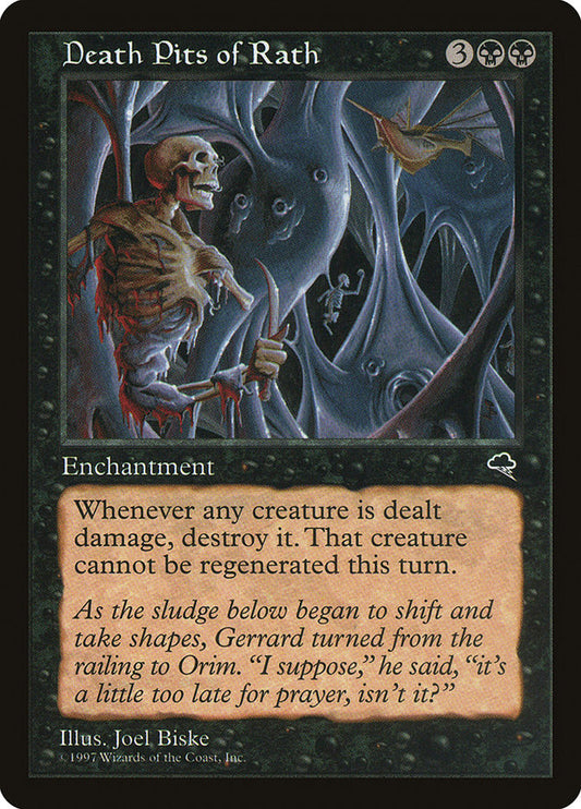MTG Card Title: Death Pits of Rath TMP/127