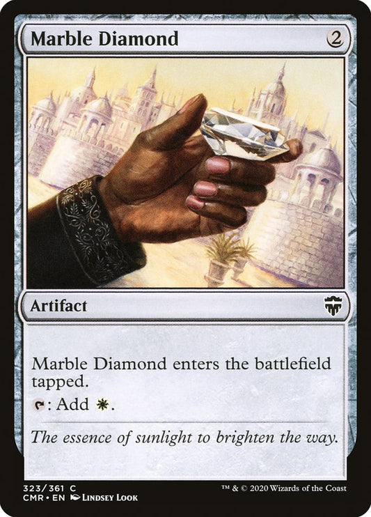 MTG Card Title: Marble Diamond CMR/323
