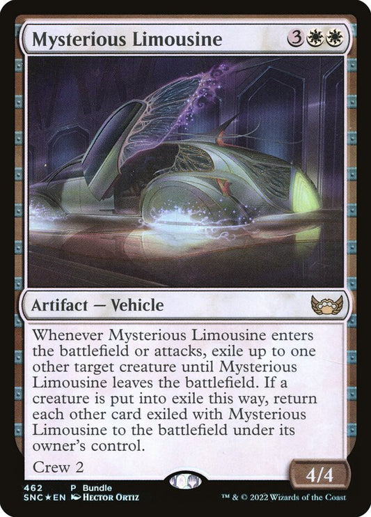 MTG Card Title: Mysterious Limousine SNC/462