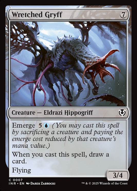 MTG Card Title: Wretched Gryff INR/7