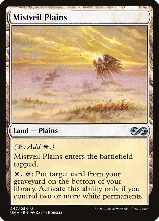 MTG Card Title: Mistveil Plains UMA/247